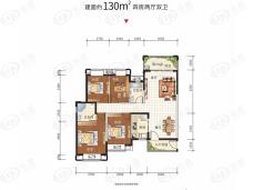 雅居乐新地130㎡4房2厅2卫户型图