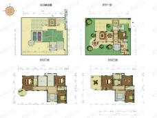 成龙官山邸B33幢独栋户型户型图