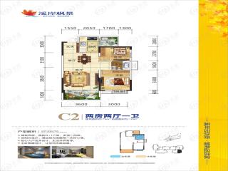 万福安居小区C2户型户型图