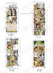 盛世豪庭二期香堡6室4厅5卫，328平米，地下一层联体别墅户型图