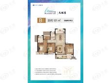 合生杭州湾国际新城B户型户型图