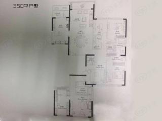 中海紫御别墅350平户型户型图