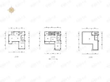 融创森与海之城4室3厅3卫户型图