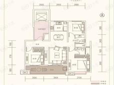 荣民大唐养生小镇3室2厅2卫户型图