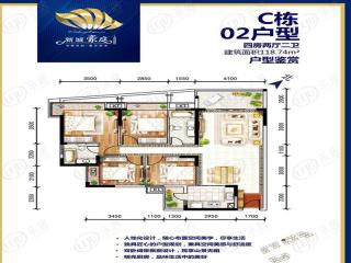 霸王花东城国际02户型户型图