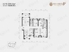 美的梧桐庄园4室2厅2卫户型图