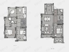 金辉溪溪里4室2厅3卫户型图