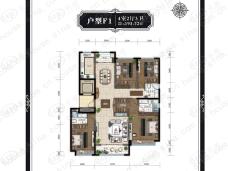 星港御澜湾4室2厅3卫F1户型户型图