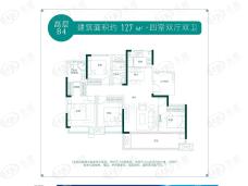 蓝光林肯公园4室2厅2卫户型图