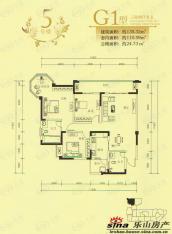 凯旋城3室2厅2卫户型图