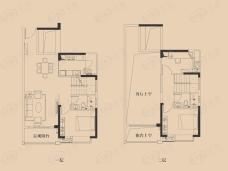 合锦嘉泓·天宇广场3室2厅3卫户型图