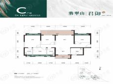 翡翠山4室2厅2卫户型图