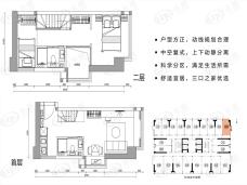 涛汇广场F户型户型图