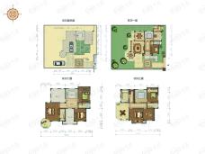 成龙官山邸B33幢独栋户型户型图