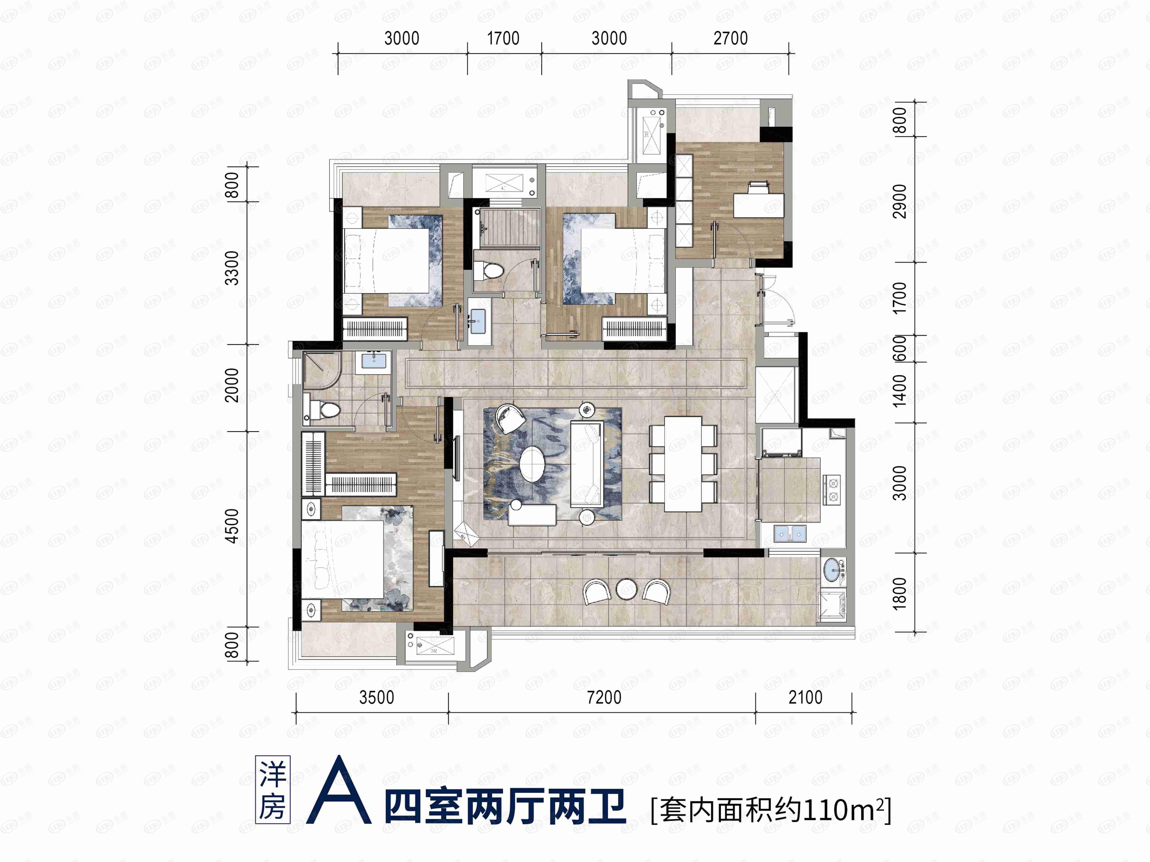 新天泽樾麓台户型解密  看看是否是你心中所属