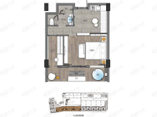 狮山健康谷1-C户型户型图