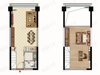 佛山澳门城A2户型户型图