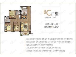 地恒托斯卡纳C户型户型图