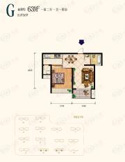 盛世长安35号36号楼 G户型图