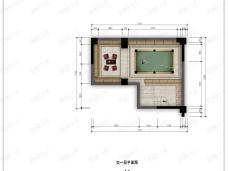 琨瑜府鉴山别墅上叠户型负一层户型图