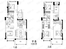 建发央著5室3厅3卫户型图