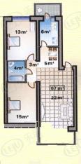 日升家园二房一厅一卫－67平方米(使用面积)-150套户型图