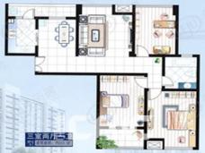 世纪华城三房二厅一卫-115平方米-92套户型图