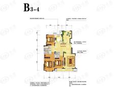 叠山院B3-4户型户型图