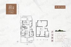 红星紫御半山A2户型户型图