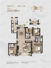 瑞虹新城悦庭6号楼01户型图户型图