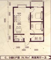 百花紫荆名座户型图