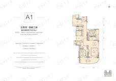 喜马拉雅2室2厅2卫户型图