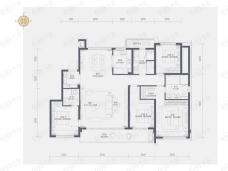 中南棠玥湾4室2厅3卫户型图