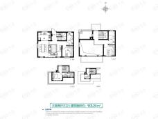 郑北孔雀城3室2厅3卫户型图