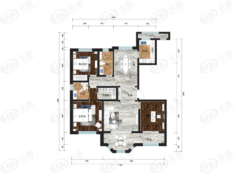 水景住宅 正基九宸帝壹院户型一览 均价约20000元/㎡