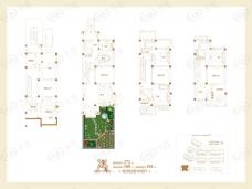 明新半岛花园A户型户型图