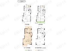 常绿卧龙府3室2厅3卫户型图