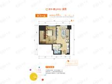 茂华金汇公馆B3户型户型图