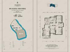 天津华侨城纯水岸锦里A2户型户型图