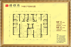 碧水云天博雅府C1户型图