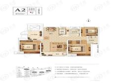 泌阳建业置地上河府·澜境A2户型图