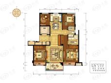 德信海德公园4室2厅2卫户型图