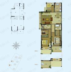 淮矿东元府B1-b户型户型图