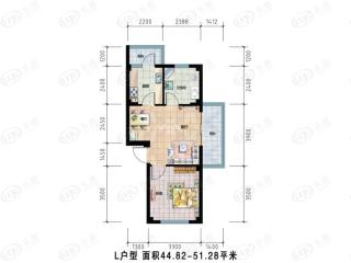 金象泰温馨家园L户型户型图