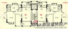 尚悦峰景C1、C2标准层 01房 02房 建筑面积92.07㎡   C2双数层01房 02房 建筑面积98.67㎡户型图