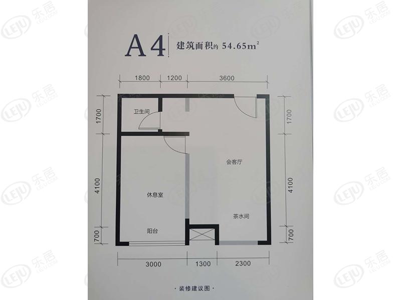 科雅印象户型一览 户型面积54.65~69.06㎡