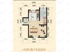 盘古小镇-鹭栖岛双拼C户型图