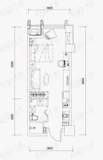 良运四季汇1室户型图户型图