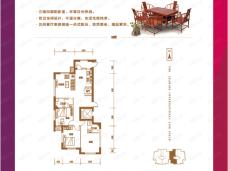 金州福佳新天地·购物广场3室2厅2卫户型图