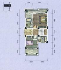 东原香山二层－联排别墅－套内面积212.36平方米-13套户型图